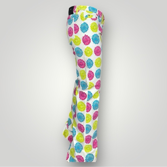 Versace Jeans Neon Floral Printed Pants 🌸 - Picture 6 of 7